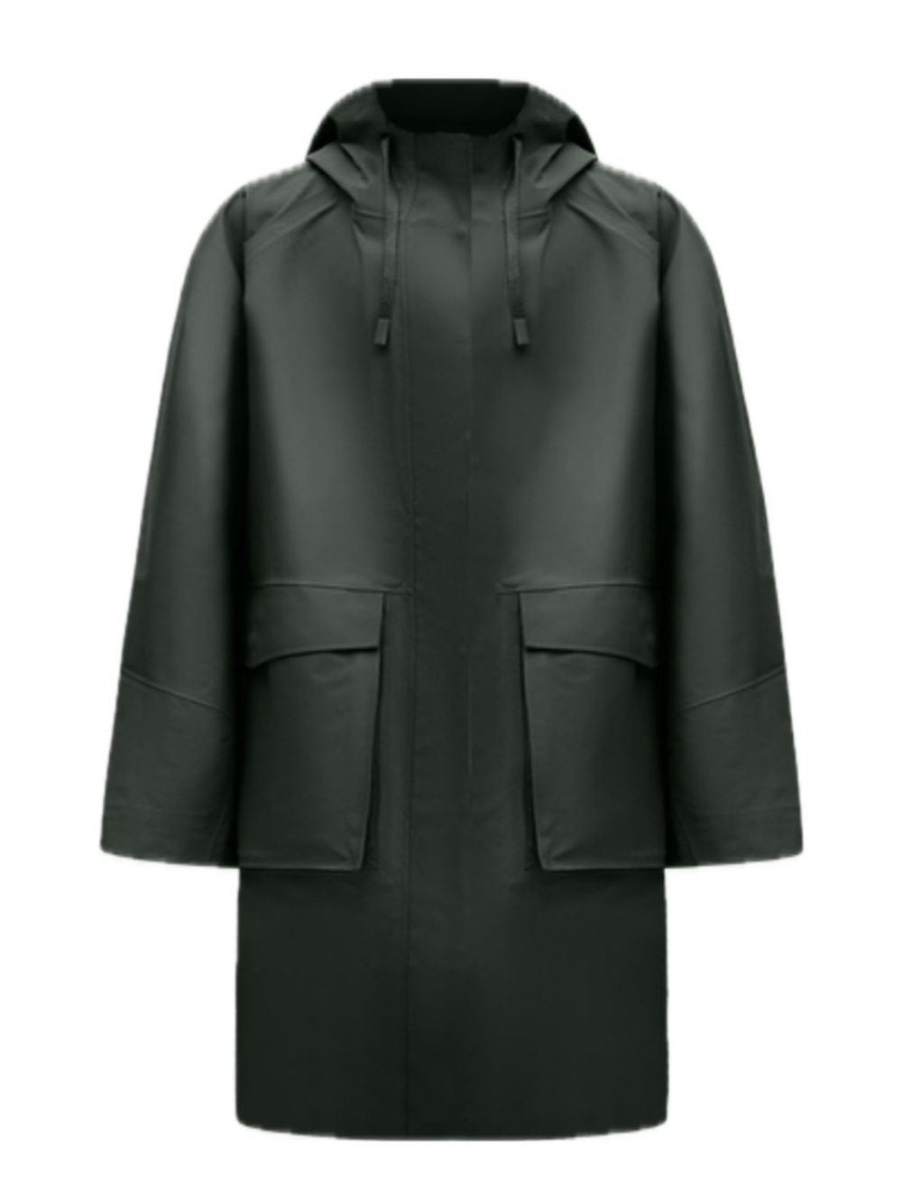 lululemon athletica Fishtailed Hooded Waterproof Raincoat - Dark Green